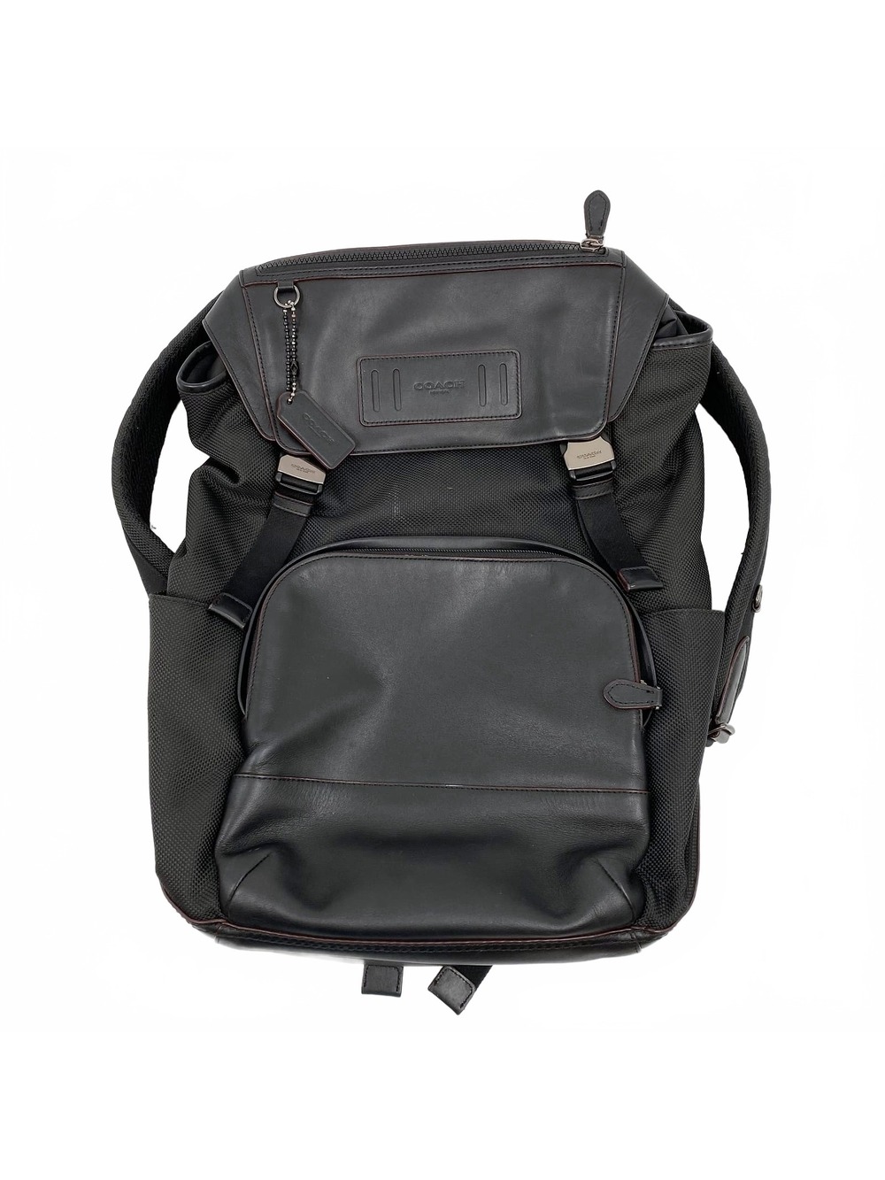 Coach Black Leather & Synthetic Backpack | OS Regular - Picture 9 of 11